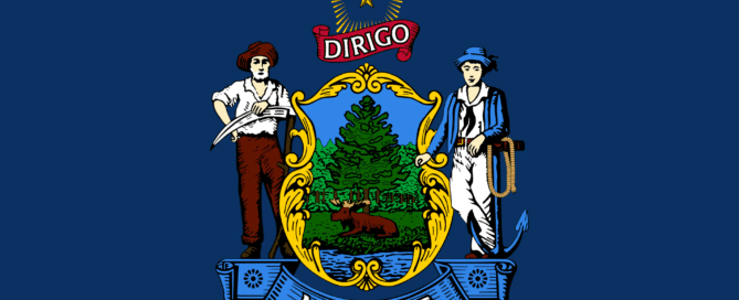 Maine State Flag