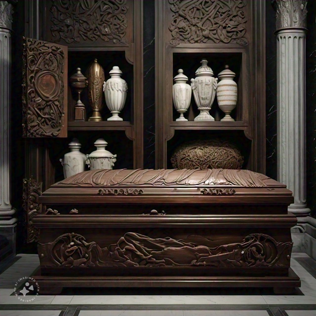 caskets urns