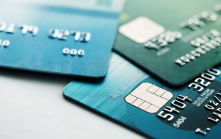 Image of four credit cards