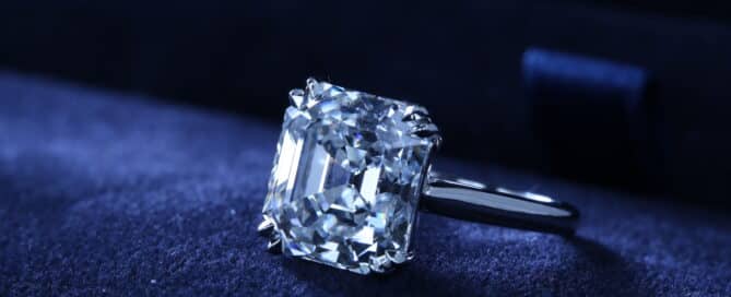 Asscher Cut Diamond Ring