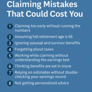 Social Security Claiming Mistakes