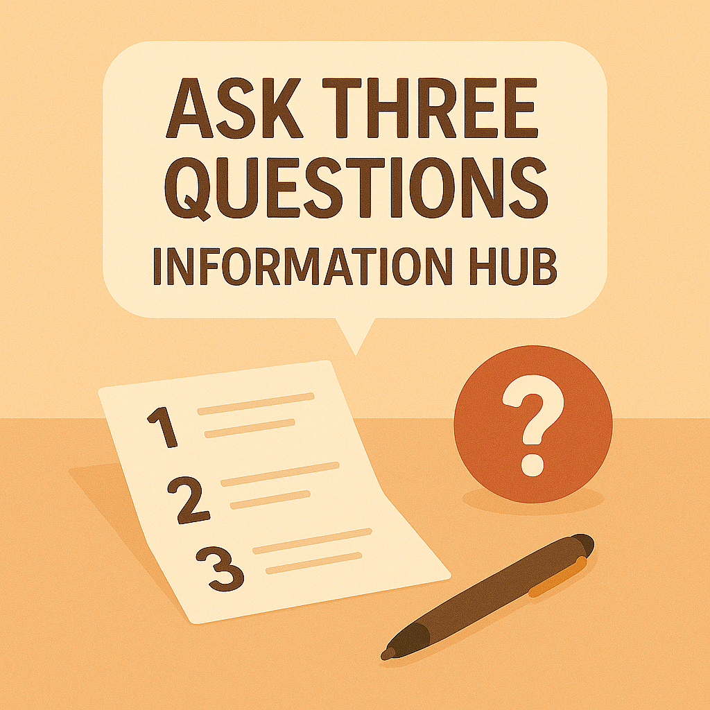 Ask Three Questions Information Hub