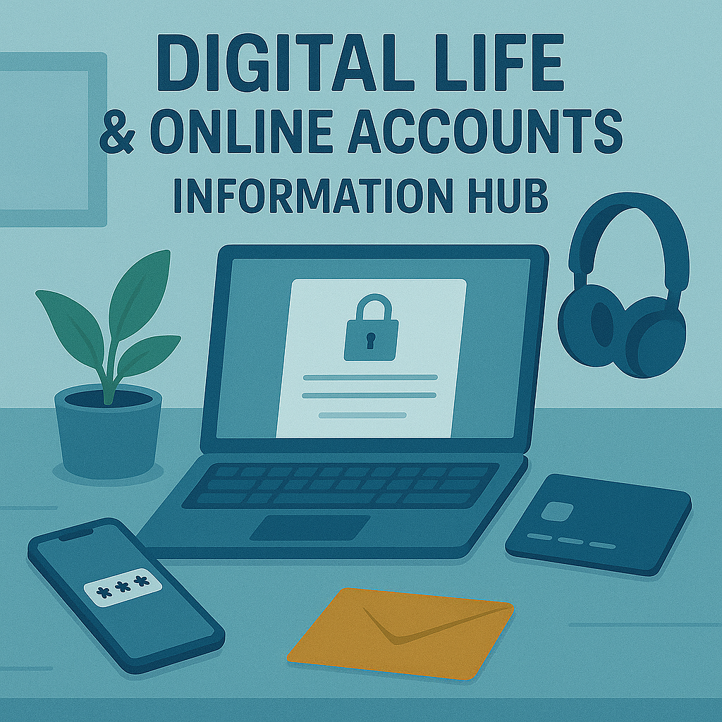Digital Life Online Accounts Information Hub
