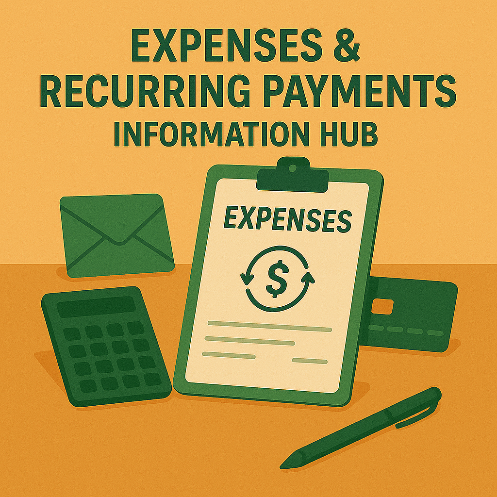 Expenses and Recurring Payments Information Hub