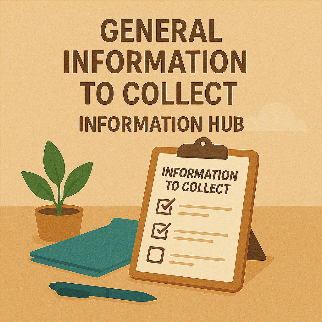 General Information To Collect Information Hub