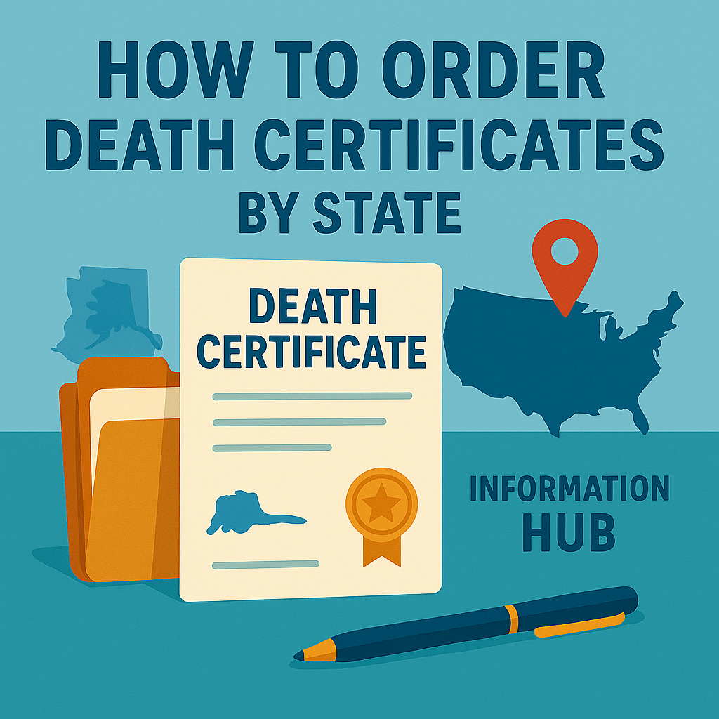 How To Order Death Certificates By State 1