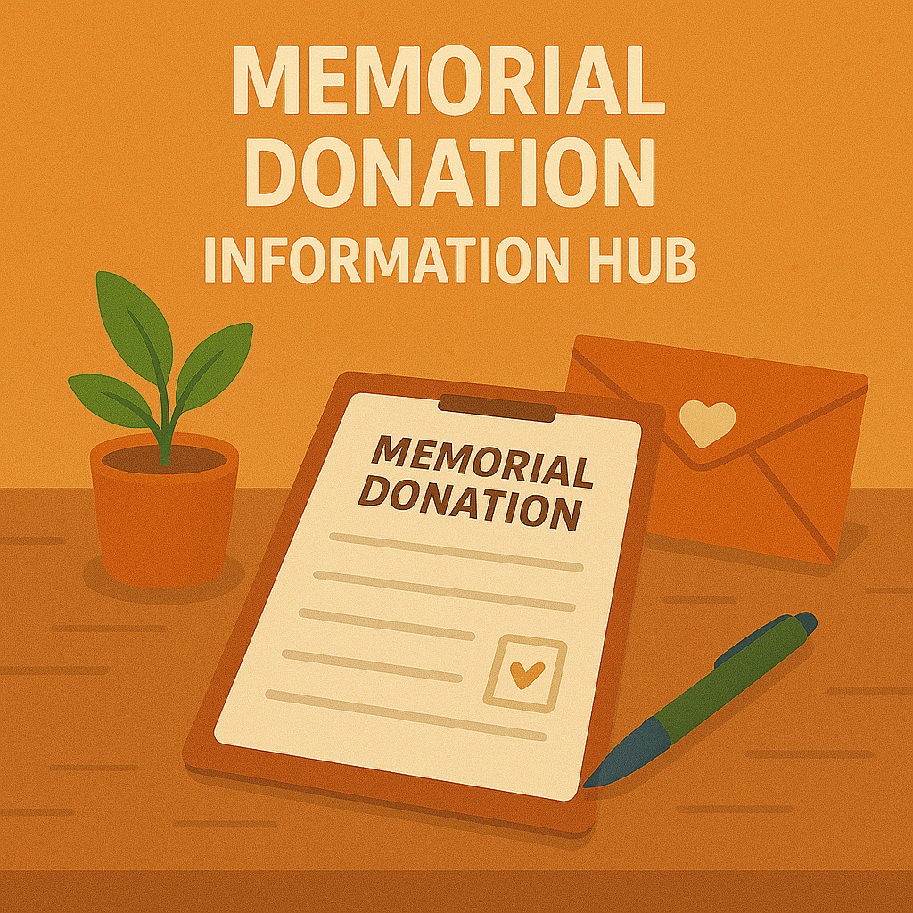 Memorial Donation Instructions Information Hub