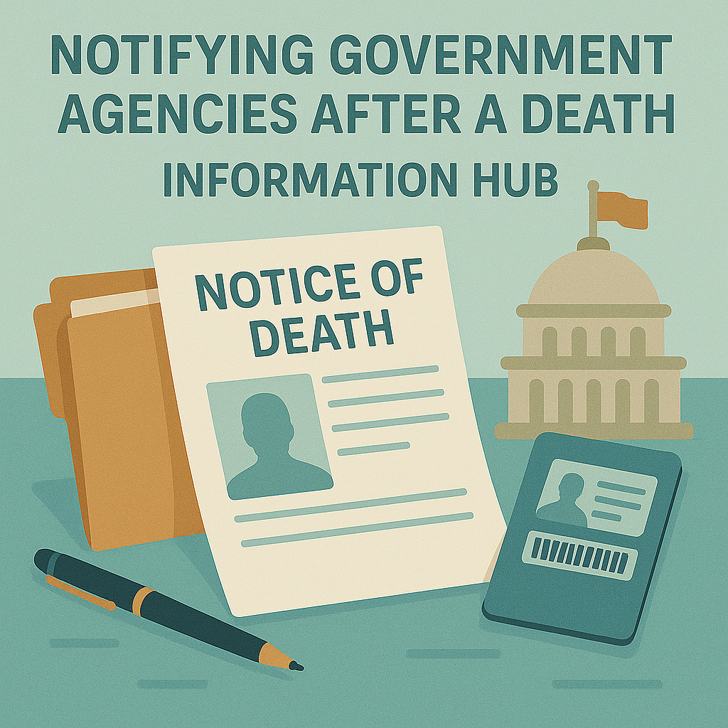 Notifying Government Agencies After a Death Information Hub
