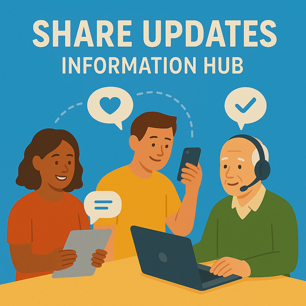 Share Updates Information Hub Share Updates Information Hub 1
