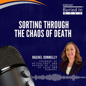 Image of the Buried in Work Episode Rachel Donnelly